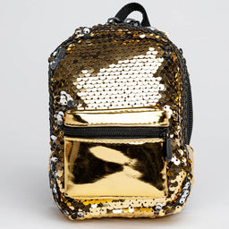 Mini Ryggsäck Paljett Guld