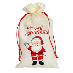 Christmas sack - White Santa sack