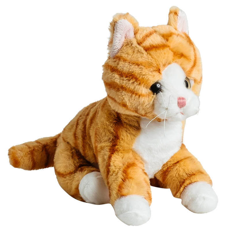 Katt Ginger gulrandig 20 cm