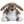 Kanin Marvin 21 cm, mörkbrun