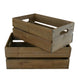 Wooden box full side - brown