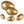 Påskägg Metallic Guld