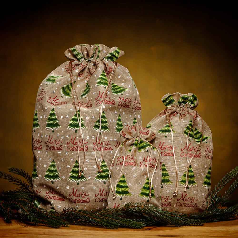 Julsäck - Julgranar Merry Christmas