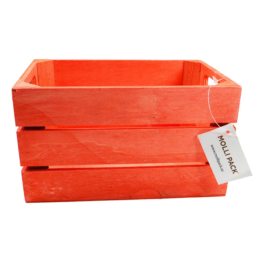 Träback - röd Orange-röd