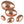 Påskägg Metallic Rosé