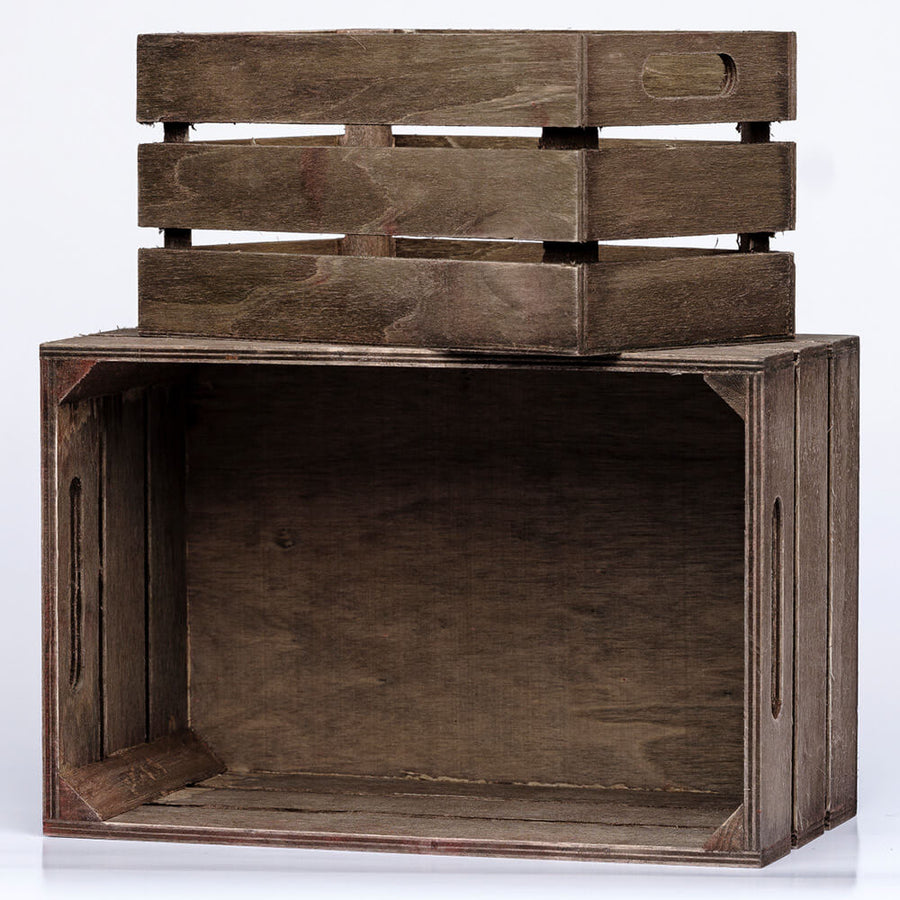 Wooden box - brown