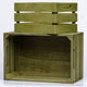 Wooden crate - green