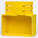 Wooden Crate - Yellow