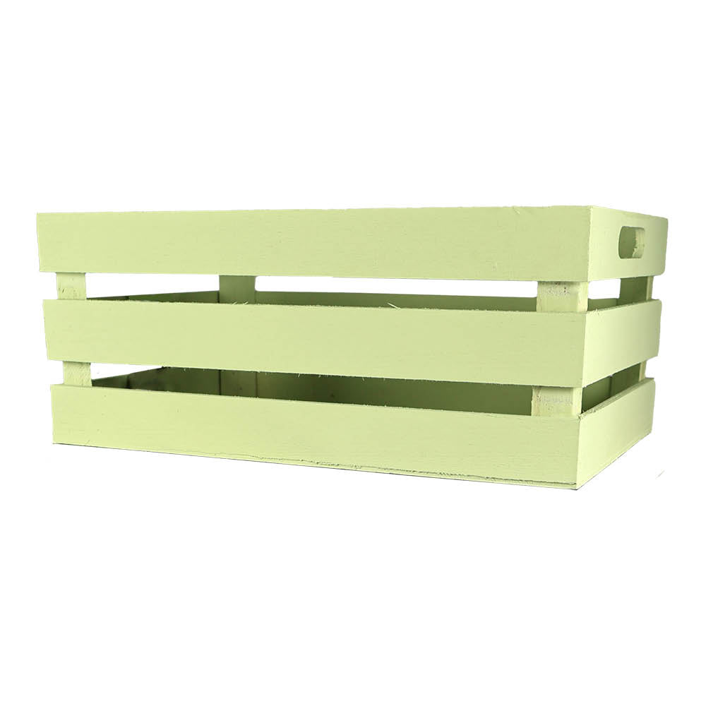 Wooden crate - green
