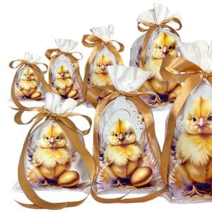 Påsksäckar - Splash Gold XS (10st.)
