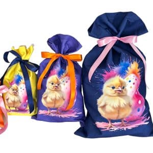 Påsksäckar - Splash Color L - Lila (10st.)